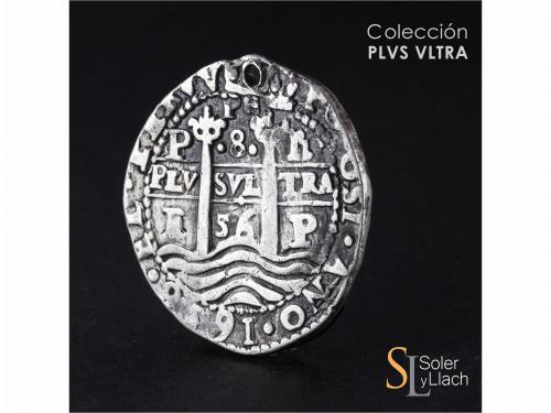 FELIPE IV. 8 Reales. 1656. POTOSÍ. E. Rev.: PH bajo corona. 