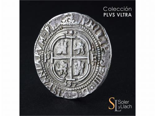 FELIPE IV. 8 Reales. 1657. POTOSÍ. E. 27,21 grs. Tipo Real. 