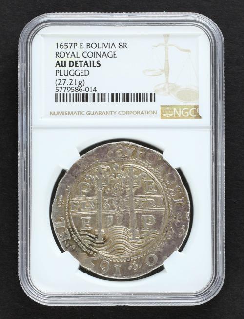 FELIPE IV. 8 Reales. 1657. POTOSÍ. E. 27,21 grs. Tipo Real. 