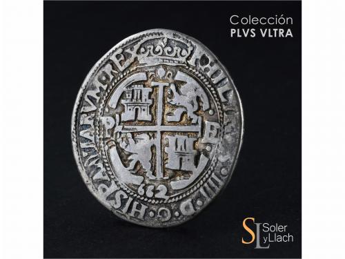 FELIPE IV. 8 Reales. 1662. POTOSÍ. E. 26,50 grs. Tipo Real. 