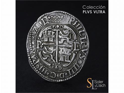 FELIPE IV. 8 Reales. 1663. POTOSÍ. E. 27,58 grs. Tipo Real. 