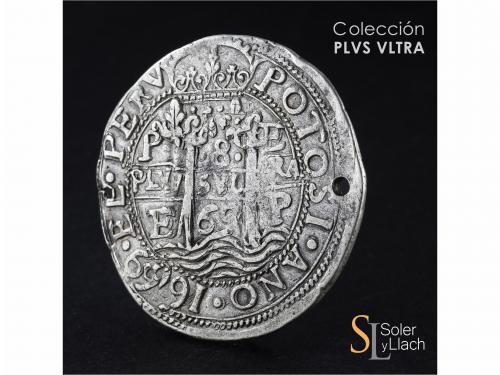 CARLOS II. 8 Reales. 1669/8. POTOSÍ. E. 25,89 grs. Tipo Real