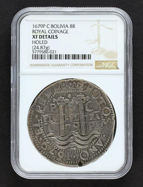 CARLOS II. 8 Reales. 1679. POTOSÍ. C. 24,87 grs. Tipo Real. 