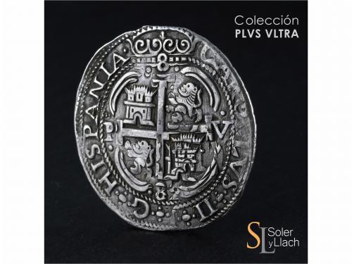 CARLOS II. 8 Reales. 1682. POTOSÍ. V. 26,70 grs. Tipo Real. 