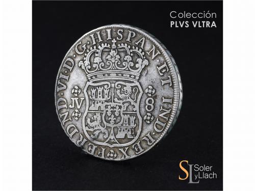 FERNANDO VI. 8 Reales. 1759. NUEVO REINO. JV. 26,53 grs. Col