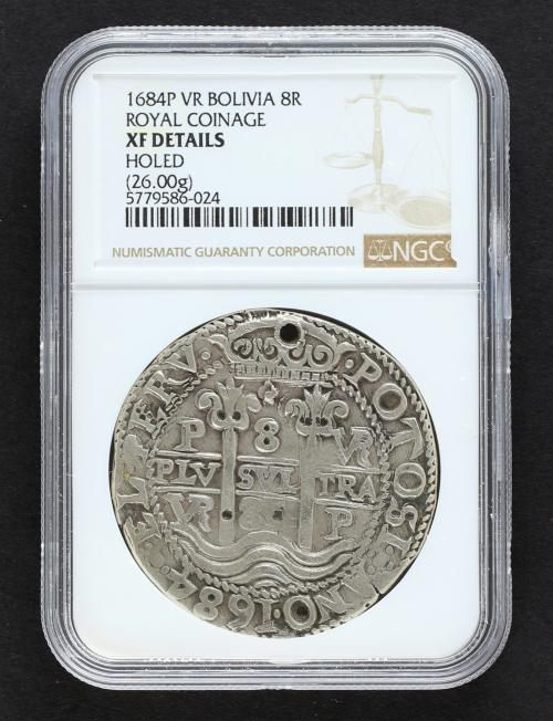 CARLOS II. 8 Reales. 1684. POTOSÍ. VR. 26 grs. Tipo Real. En