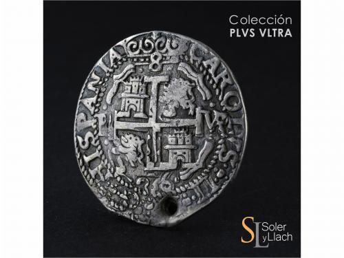 CARLOS II. 8 Reales. 1686. POTOSÍ. VR (nexadas). 27,01 grs. 