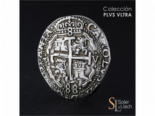 CARLOS II. 8 Reales. 1688. POTOSÍ. VR (nexadas). 26,62 grs. 