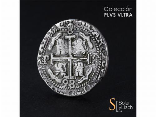 CARLOS II. 8 Reales. 1698. POTOSÍ. F. 26,39 grs. Tipo Real. 