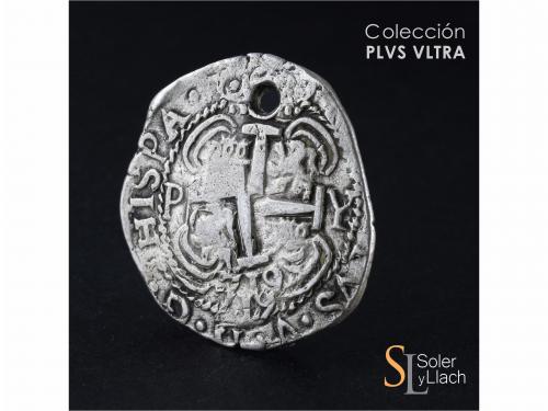 FELIPE V. 8 Reales. 1719. POTOSÍ. Y. 26,14 grs. Tres fechas.