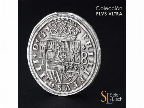FELIPE IV. 8 Reales. 1660. SEGOVIA. I. Anv.: Acueducto horiz