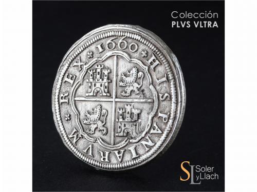 FELIPE IV. 8 Reales. 1660. SEGOVIA. I. Anv.: Acueducto horiz