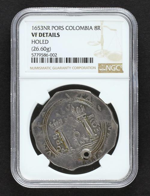 FELIPE IV. 8 Reales. 1653. SANTA FE DE NUEVO REINO. PºRS. 26