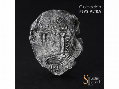 FELIPE IV. 8 Reales. 1654. SANTA FE DE NUEVO REINO. PºRAS. 1