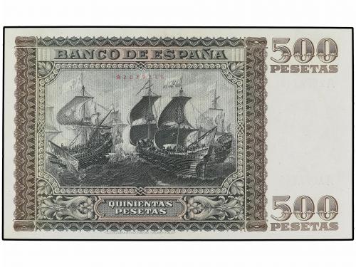 ESTADO ESPAÑOL. 500 Pesetas. 9 Enero 1940. Juan de Austria. 