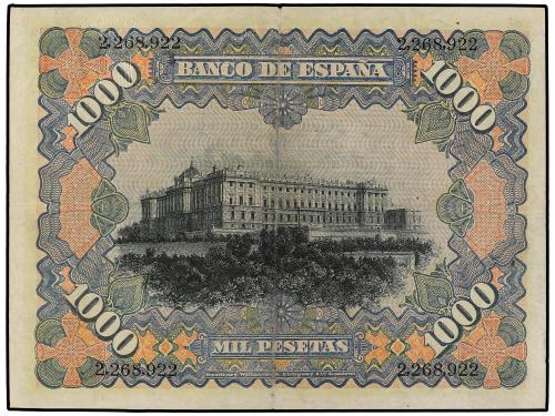BANCO DE ESPAÑA. 1.000 Pesetas. 15 Julio 1907. Palacio Real 