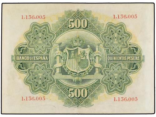 BANCO DE ESPAÑA. 500 Pesetas. 28 Enero 1907. (Pequeñas repar