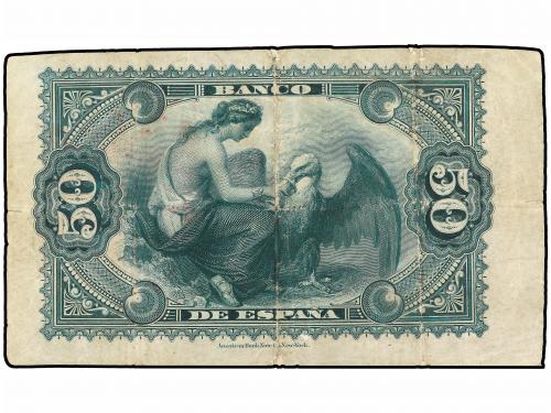 BANCO DE ESPAÑA. 50 Pesetas. 1 Enero 1884. Mendizábal. Con s