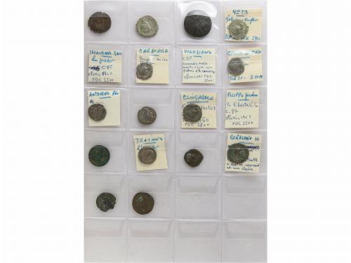 IMPERIO ROMANO. Lote 103 monedas. AE, AR, Ve. La gran mayorí