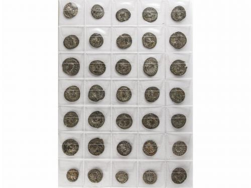 IMPERIO ROMANO. Lote 103 monedas. AE, AR, Ve. La gran mayorí