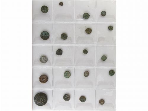 LOTES y COLECCIONES. Lote 115 monedas. GRECIA ANTIGUA a IMPE