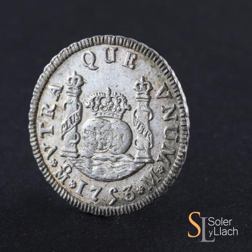 FERNANDO VI. 2 Reales. 1753. MÉXICO. M. Columnario. Pleno Br