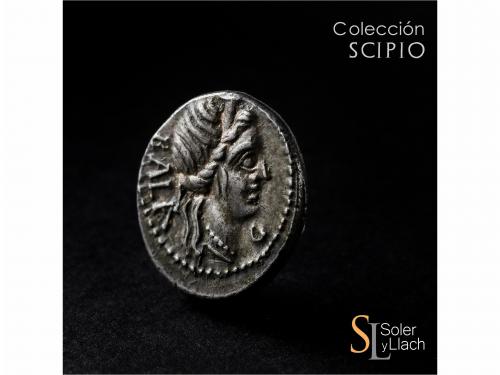 REPÚBLICA ROMANA. Denario. 92 a.C. AELIA. C. Allius Bala. An