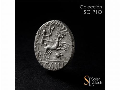 REPÚBLICA ROMANA. Denario. 92 a.C. AELIA. C. Allius Bala. An