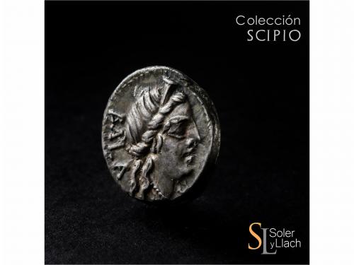 REPÚBLICA ROMANA. Denario. 92 a.C. AELIA. C. Allius Bala. An