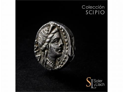 REPÚBLICA ROMANA. Denario. 92 a.C. AELIA. C. Allius Bala. An