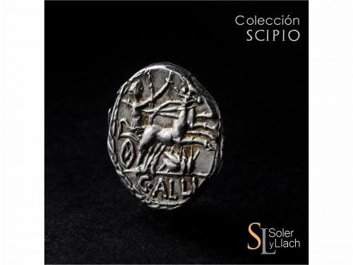 REPÚBLICA ROMANA. Denario. 92 a.C. AELIA. C. Allius Bala. An