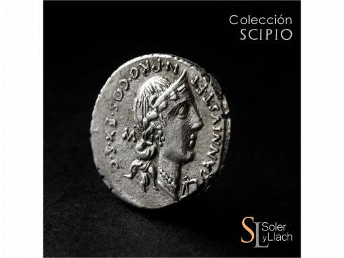 REPÚBLICA ROMANA. Denario. 82-81 a.C. ANNIA. C. Annius y Luc