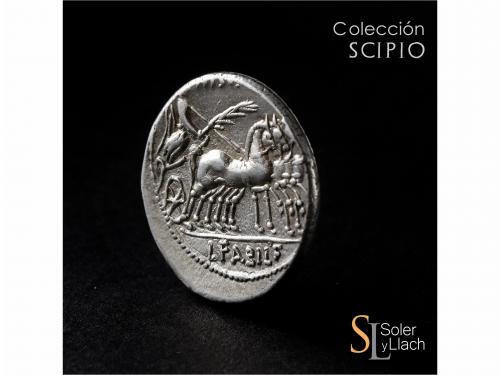 REPÚBLICA ROMANA. Denario. 82-81 a.C. ANNIA. C. Annius y Luc