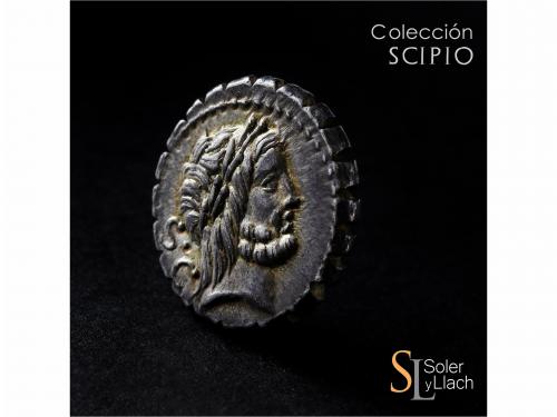 REPÚBLICA ROMANA. Denario. 83-82 a.C. ANTONIA. Q. Antonius B