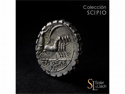 REPÚBLICA ROMANA. Denario. 83-82 a.C. ANTONIA. Q. Antonius B