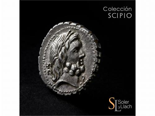 REPÚBLICA ROMANA. Denario. 83-82 a.C. ANTONIA. Q. Antonius B