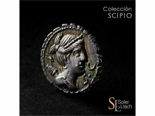 REPÚBLICA ROMANA. Denario. 79 a.C. CLAUDIA. Ti. Claudius Ner