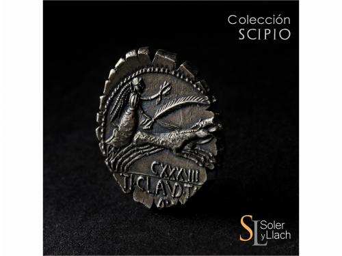 REPÚBLICA ROMANA. Denario. 79 a.C. CLAUDIA. Ti. Claudius Ner