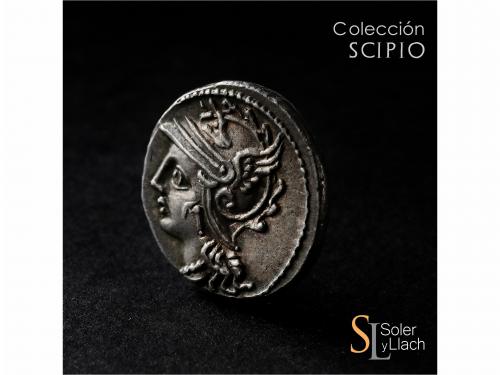 REPÚBLICA ROMANA. Denario. 104 a.C. COELIA o COILIA. C. Coel