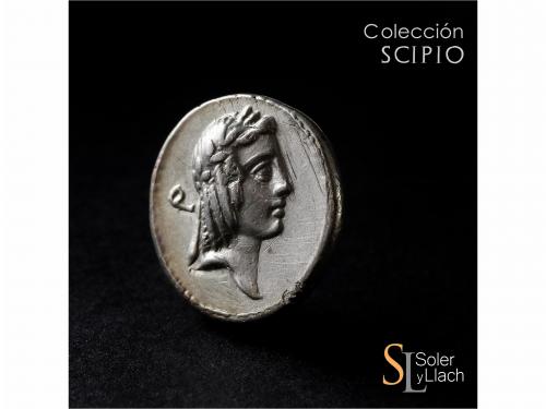 REPÚBLICA ROMANA. Denario. 64 a.C. CALPURNIA. C. Calpurnius 