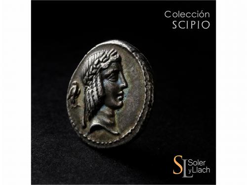 REPÚBLICA ROMANA. Denario. 64 a.C. CALPURNIA. C. Calpurnius 