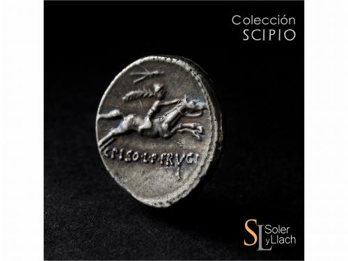 REPÚBLICA ROMANA. Denario. 64 a.C. CALPURNIA. C. Calpurnius 