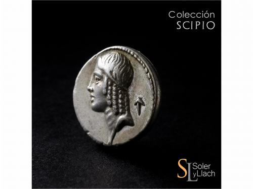 REPÚBLICA ROMANA. Denario. 64 a.C. CALPURNIA. C. Calpurnius 