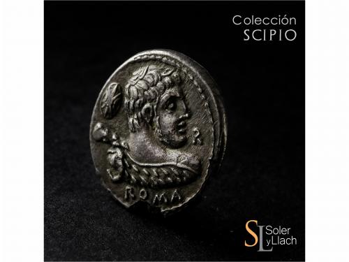 REPÚBLICA ROMANA. Denario. 100 a.C. CORNELIA. Pub. Cornelius