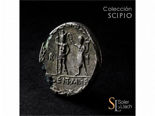 REPÚBLICA ROMANA. Denario. 100 a.C. CORNELIA. Pub. Cornelius