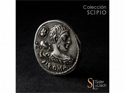 REPÚBLICA ROMANA. Denario. 100 a.C. CORNELIA. Pub. Cornelius