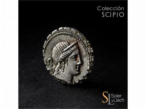 REPÚBLICA ROMANA. Denario. 79 a.C. NAEVIA. C. Naevius Balbus