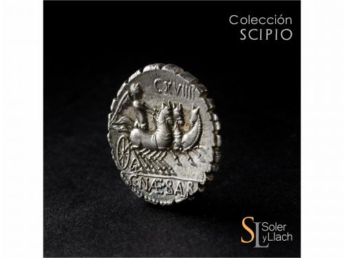 REPÚBLICA ROMANA. Denario. 79 a.C. NAEVIA. C. Naevius Balbus