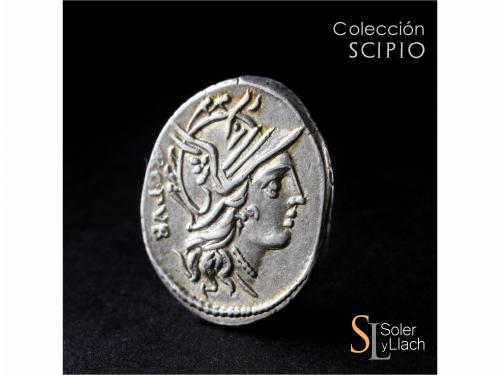 REPÚBLICA ROMANA. Denario. 101 a.C. SENTIA. Lucius Sentius C