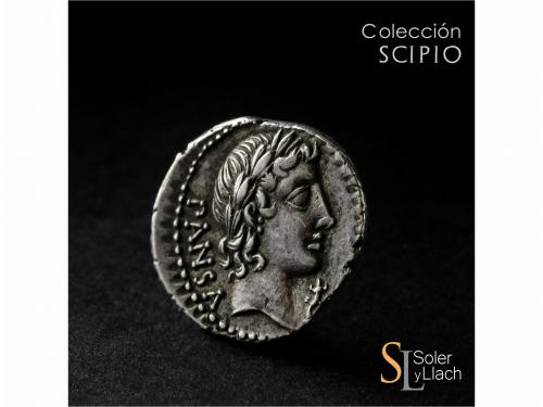 REPÚBLICA ROMANA. Denario. 90 a.C. VIBIA. C. Vibius C.f. Pan